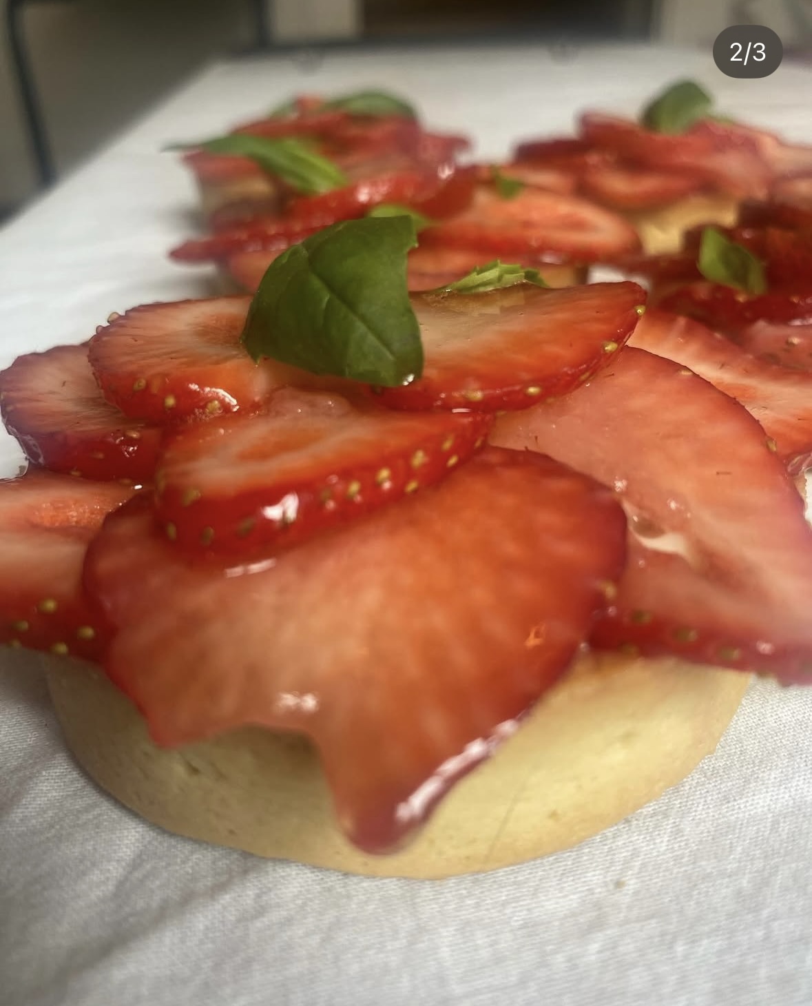 Macaron aux framboises